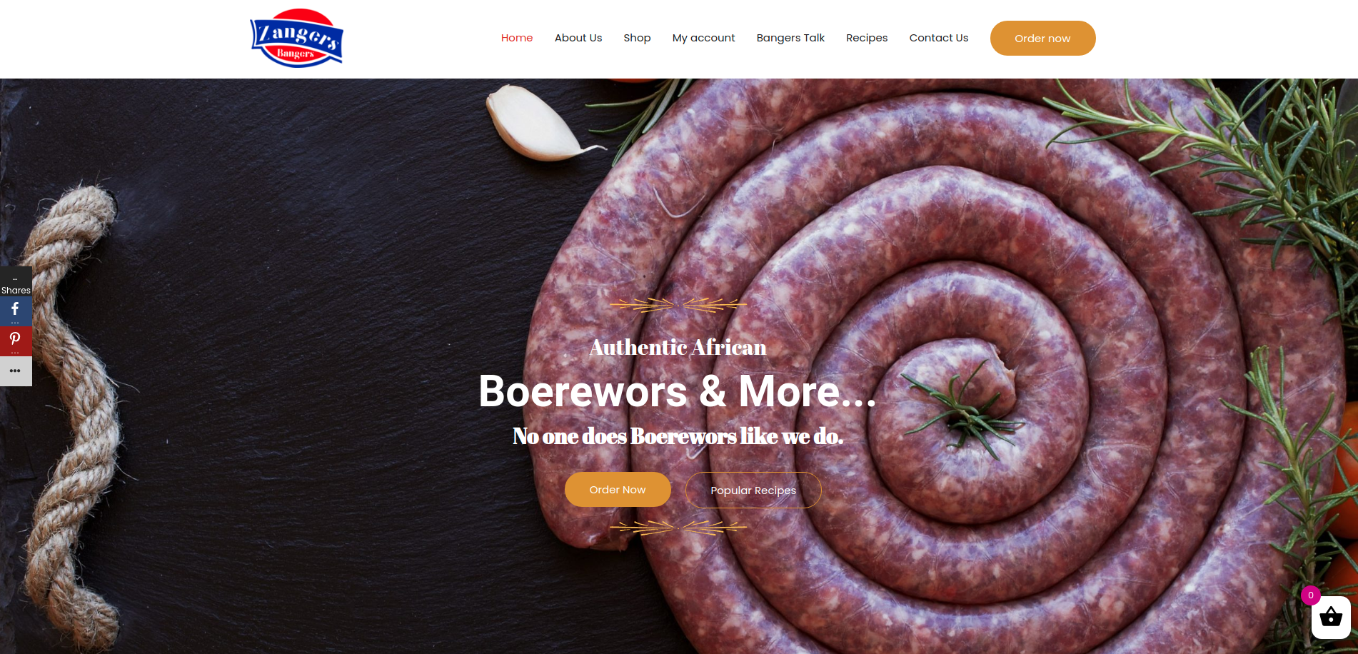 Zangers Bangers Home Page